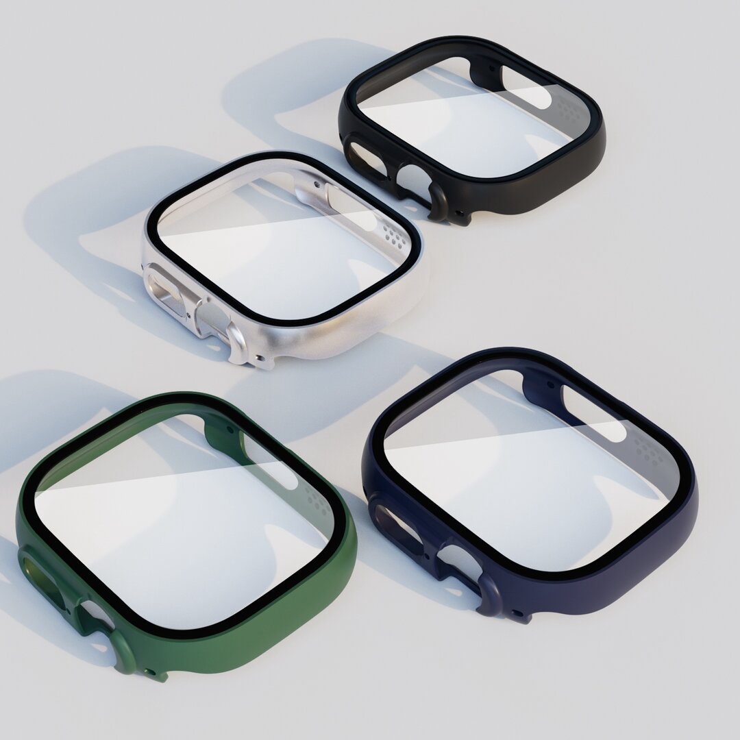 Apple Watch Ultra case - Transparant - Geschikt voor Apple Watch 49mm