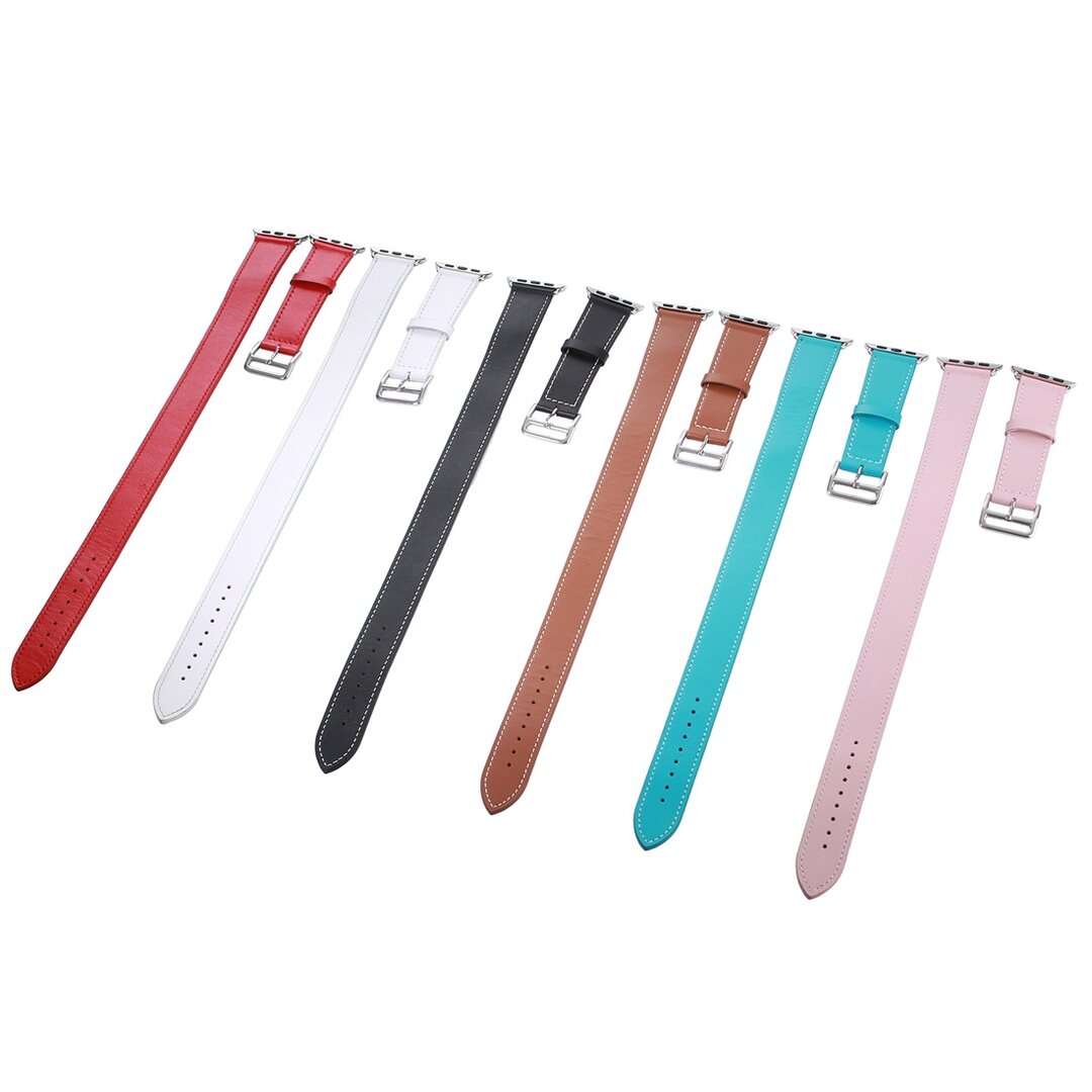 Kakapi Double Strap bandje - Turquoise - Geschikt voor Apple Watch 44mm / 45mm&nbsp;/ 46mm / 49mm