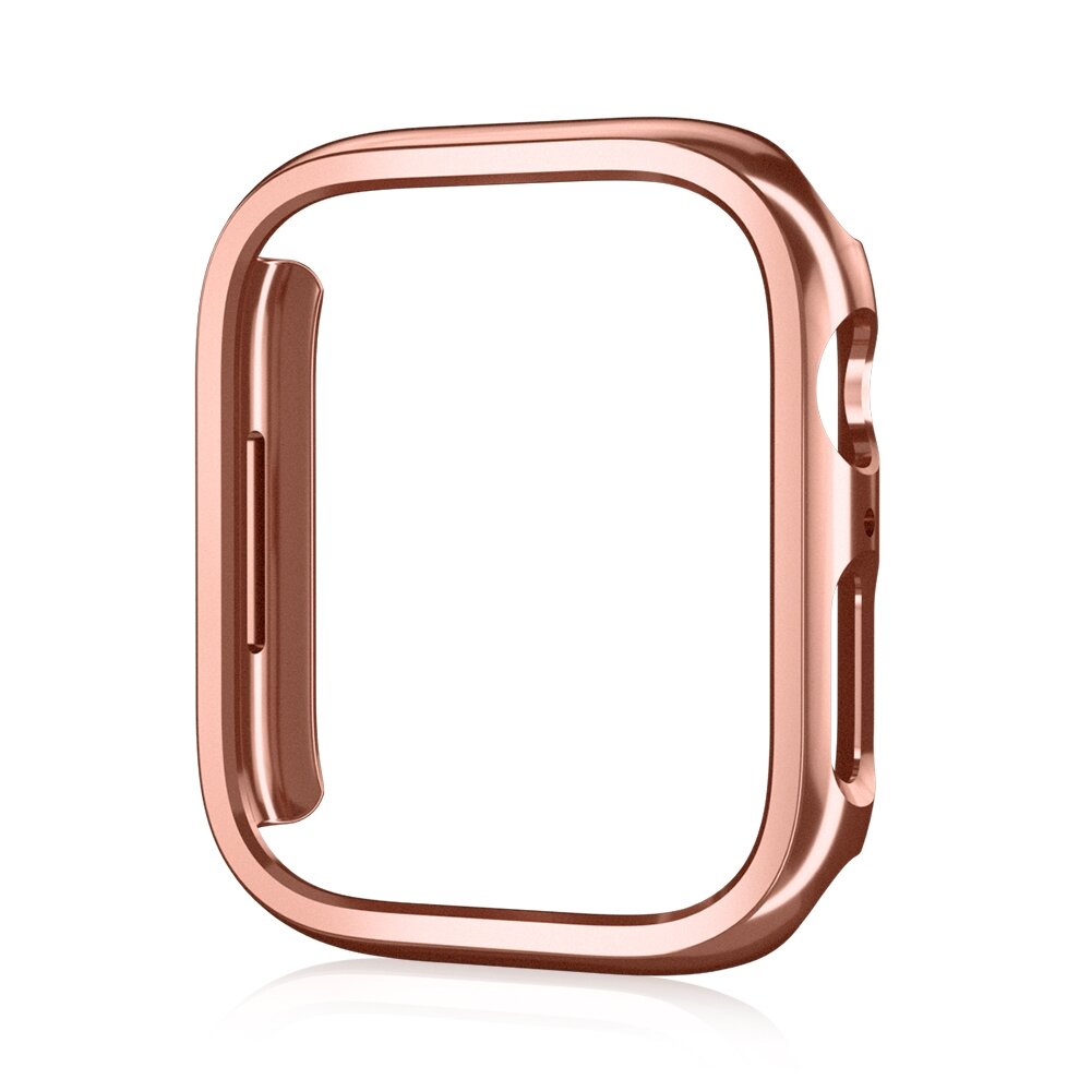 Hard case 45mm (open front) - Ros&eacute; goud (glans) - Geschikt voor Apple Watch 45mm