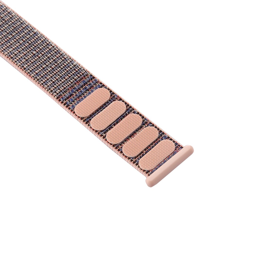 Sport Loop nylon bandje - Roze - Geschikt voor Apple Watch 38mm / 40mm / 41mm / 42mm