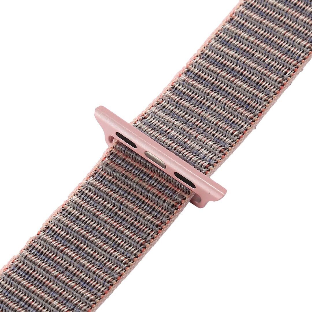 Sport Loop nylon bandje - Roze - Geschikt voor Apple Watch 38mm / 40mm / 41mm / 42mm