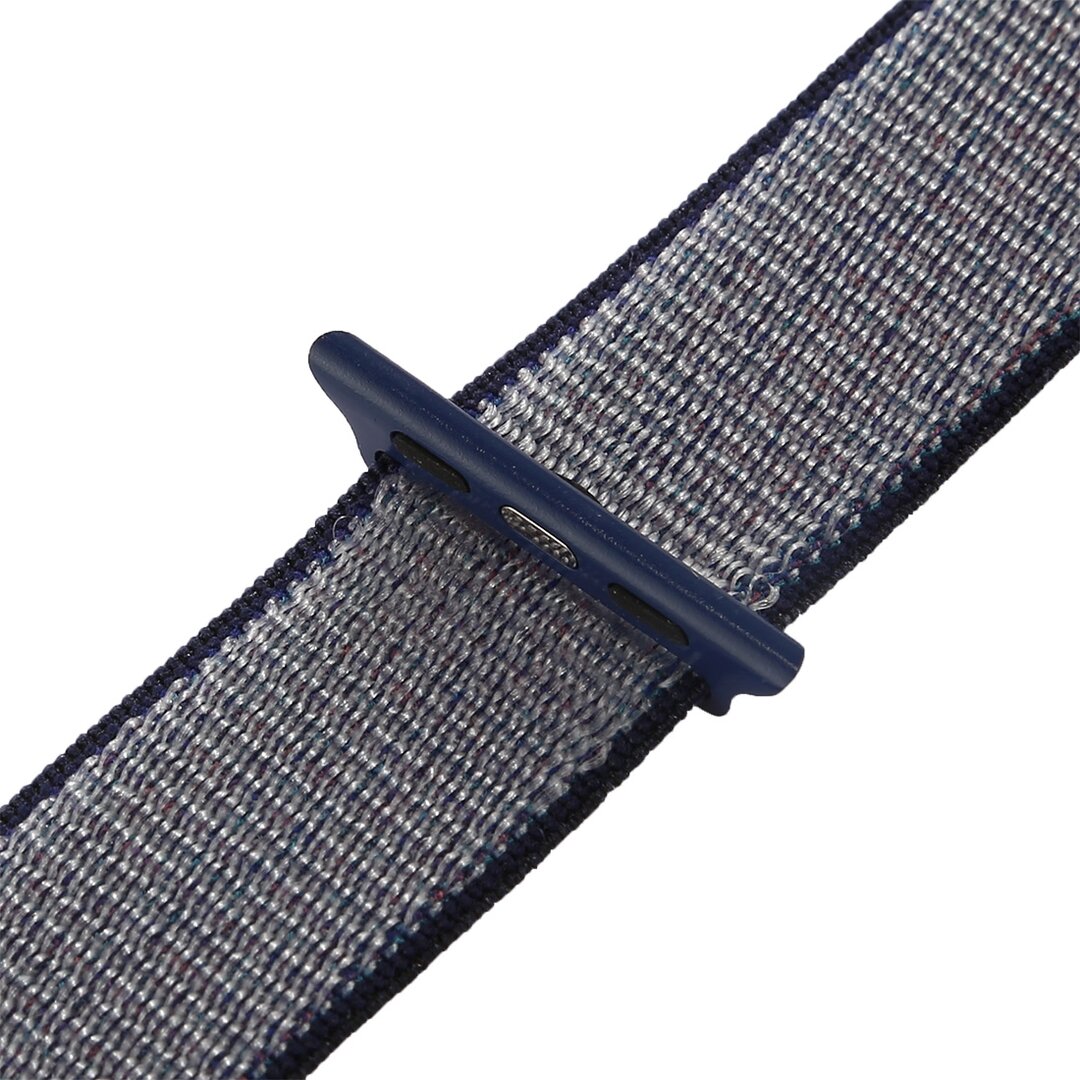 Sport Loop nylon bandje - Navy blauw - Geschikt voor Apple Watch 44mm / 45mm&nbsp;/ 46mm / 49mm
