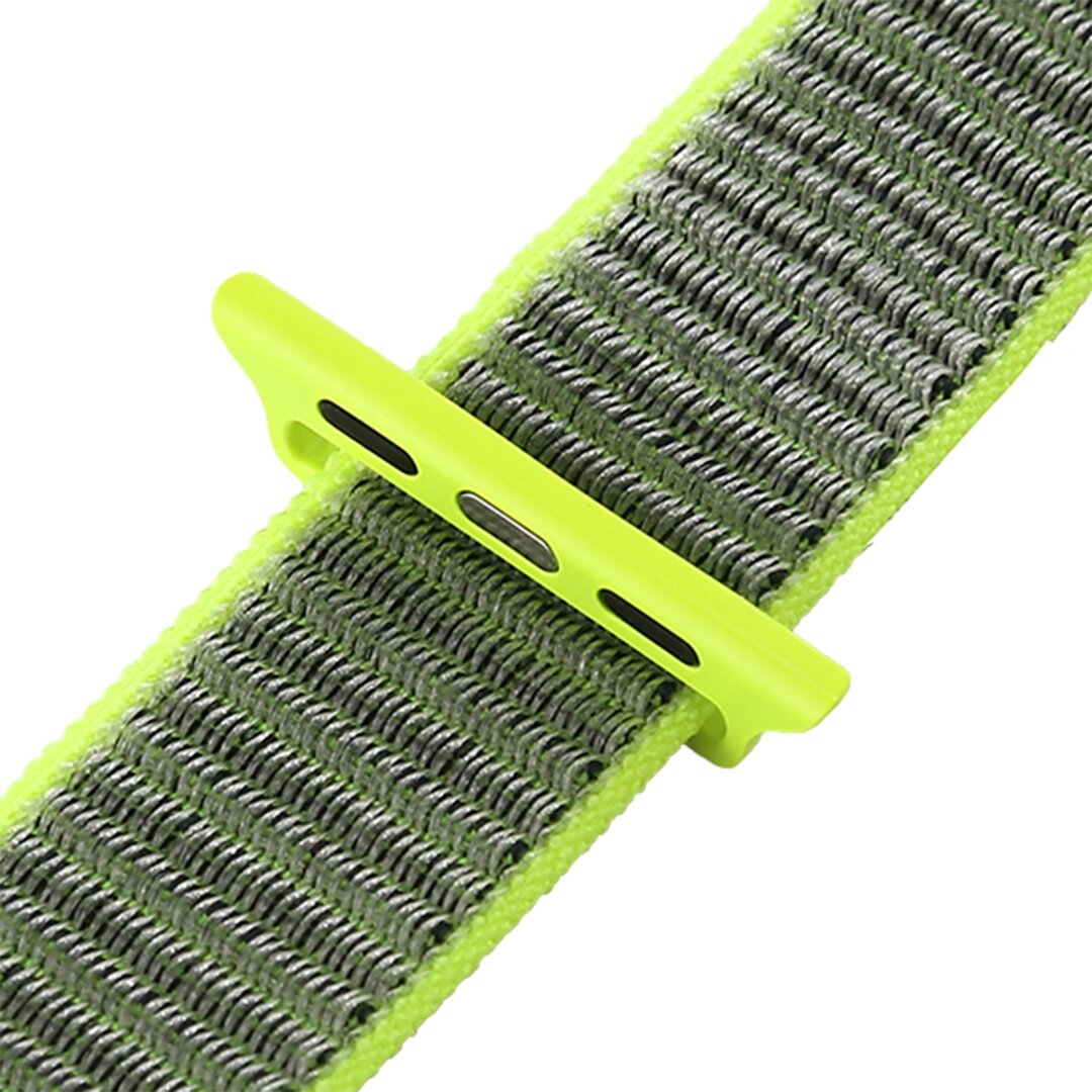 Sport Loop nylon bandje - Groen - Geschikt voor Apple Watch 44mm / 45mm&nbsp;/ 46mm / 49mm