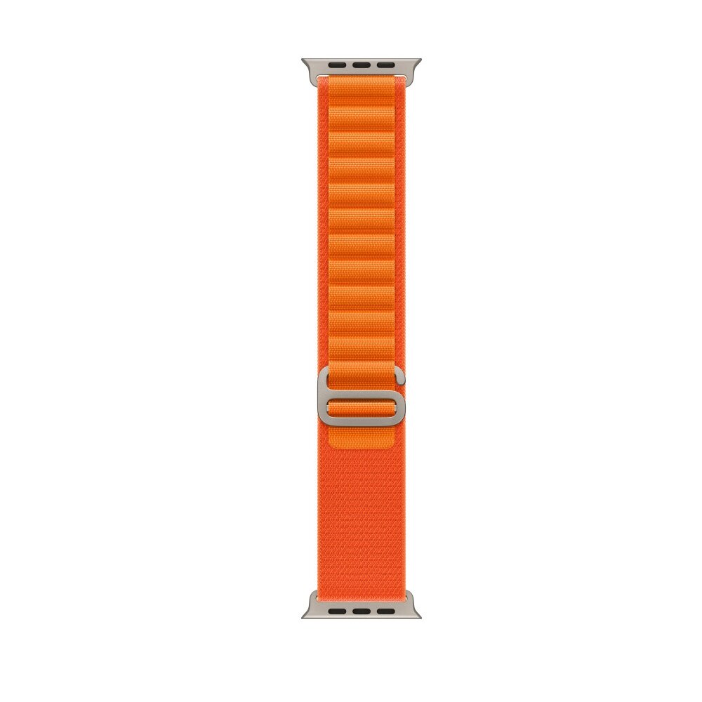 Alpine Loop nylon bandje - Oranje - Geschikt voor Apple Watch 38mm / 40mm / 41mm / 42mm