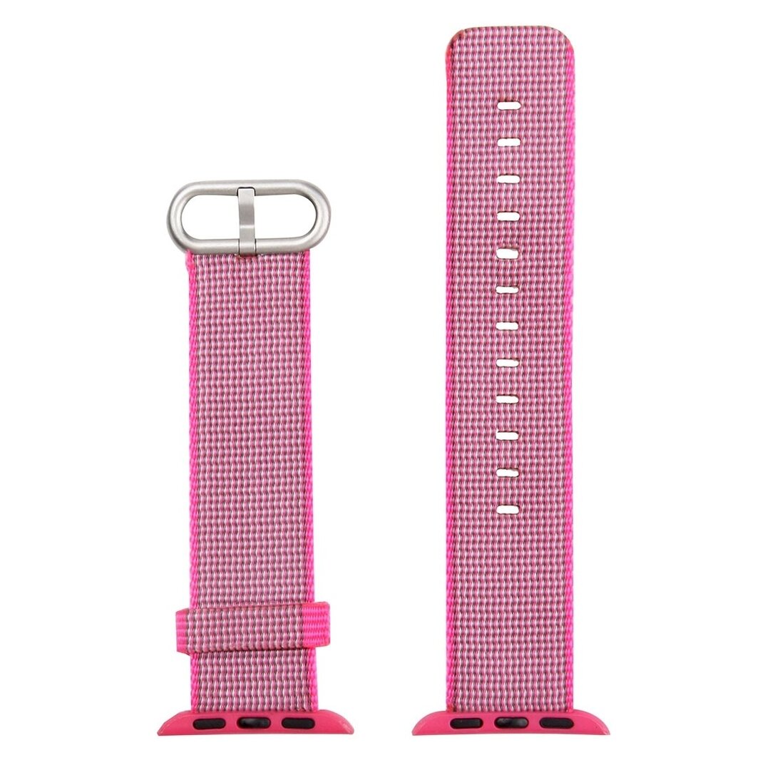 Nylon bandje - Roze - Geschikt voor Apple Watch 44mm / 45mm&nbsp;/ 46mm / 49mm
