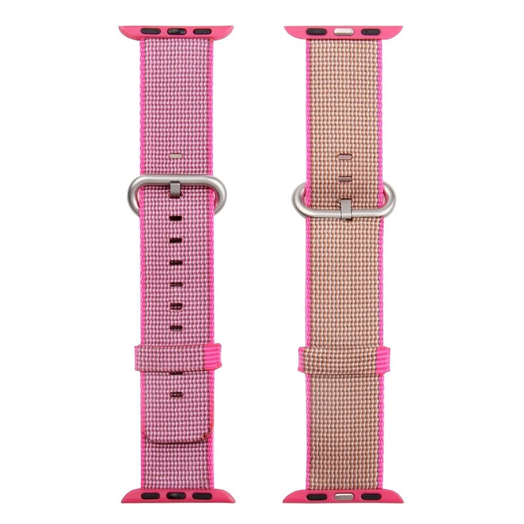 Nylon bandje - Roze - Geschikt voor Apple Watch 44mm / 45mm&nbsp;/ 46mm / 49mm