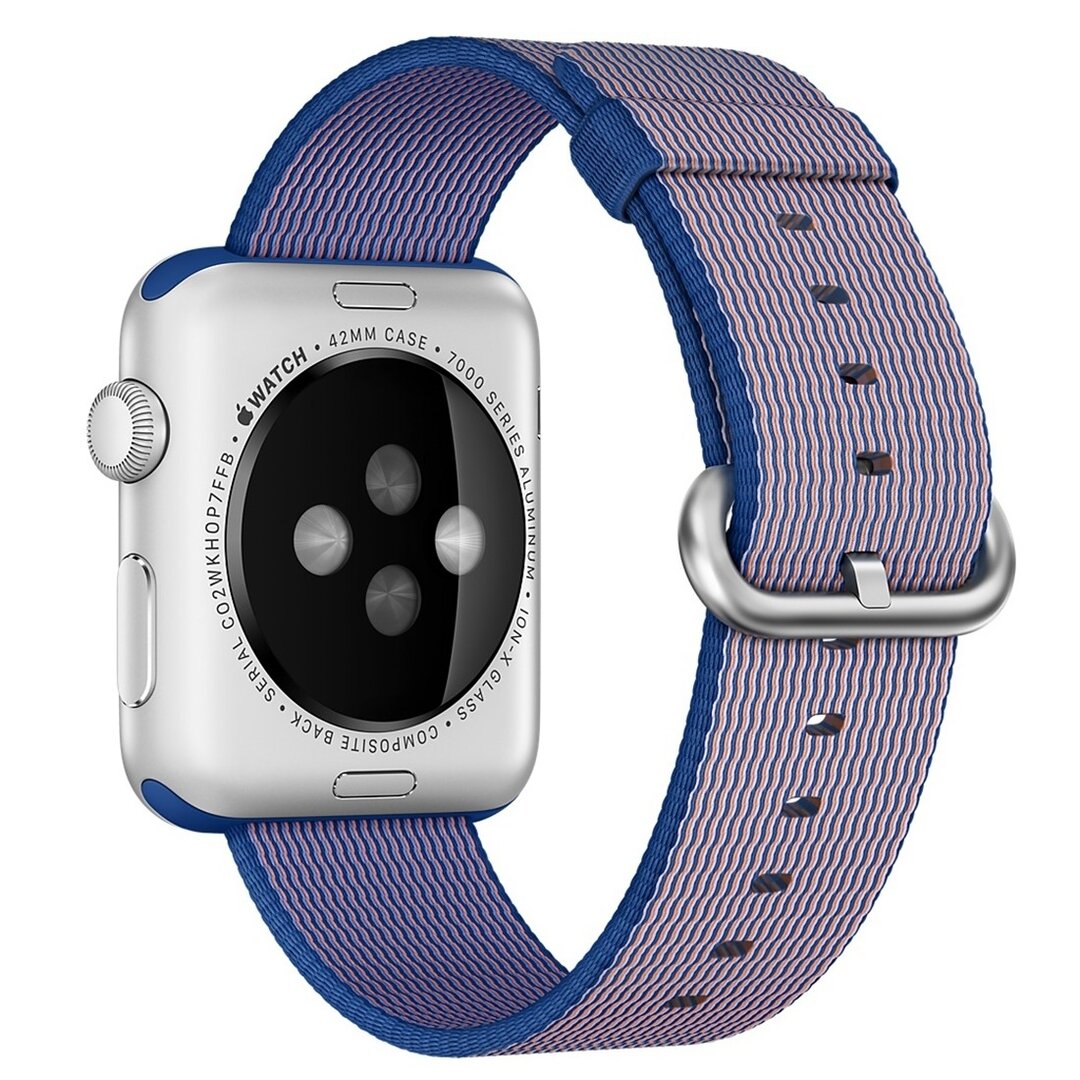 Nylon bandje - Paars - Geschikt voor Apple Watch 44mm / 45mm&nbsp;/ 46mm / 49mm