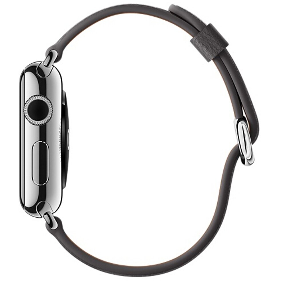 Classic lederen bandje - Grijs - Geschikt voor Apple Watch 44mm / 45mm&nbsp;/ 46mm / 49mm