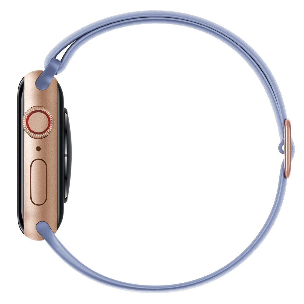 Elastische Solo Loop bandje - Lavendel - Geschikt voor Apple Watch 44mm / 45mm&nbsp;/ 46mm / 49mm