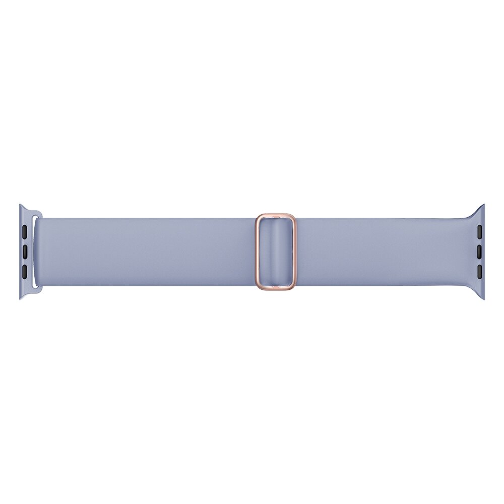Elastische Solo Loop bandje - Lavendel - Geschikt voor Apple Watch 44mm / 45mm&nbsp;/ 46mm / 49mm