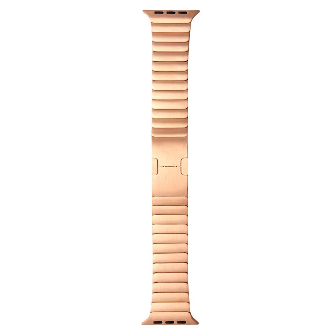 Schakelarmband Stainless Steel bandje - Ros&eacute; goud - Geschikt voor Apple Watch 38mm / 40mm / 41mm / 42mm