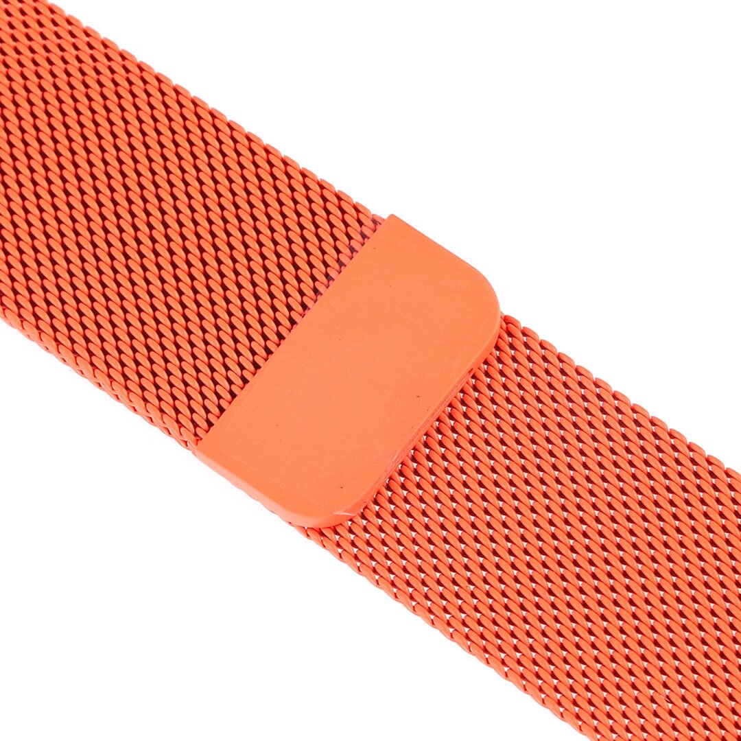 Milanese RVS bandje - Oranje - Geschikt voor Apple Watch 38mm / 40mm / 41mm / 42mm