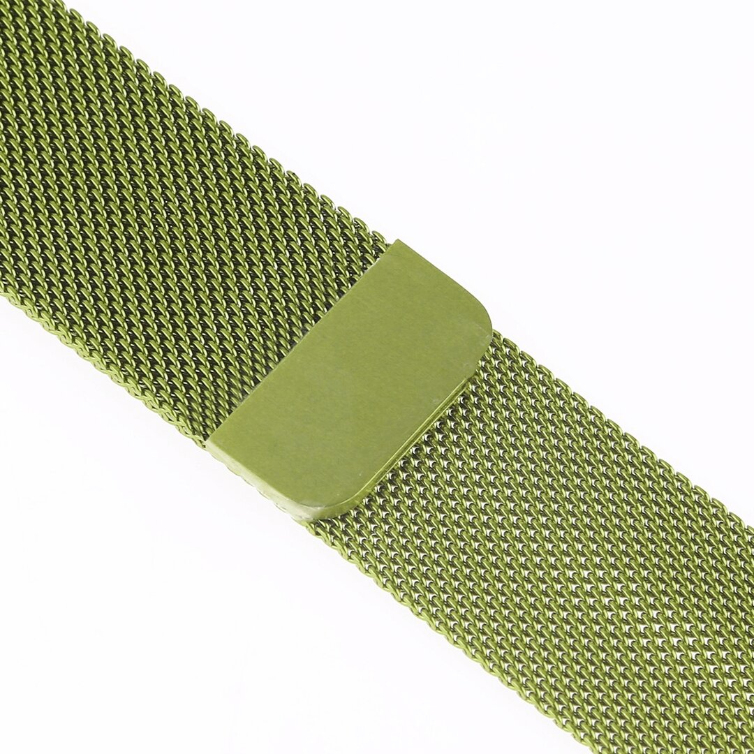 Milanese RVS bandje - Groen - Geschikt voor Apple Watch 44mm / 45mm&nbsp;/ 46mm / 49mm