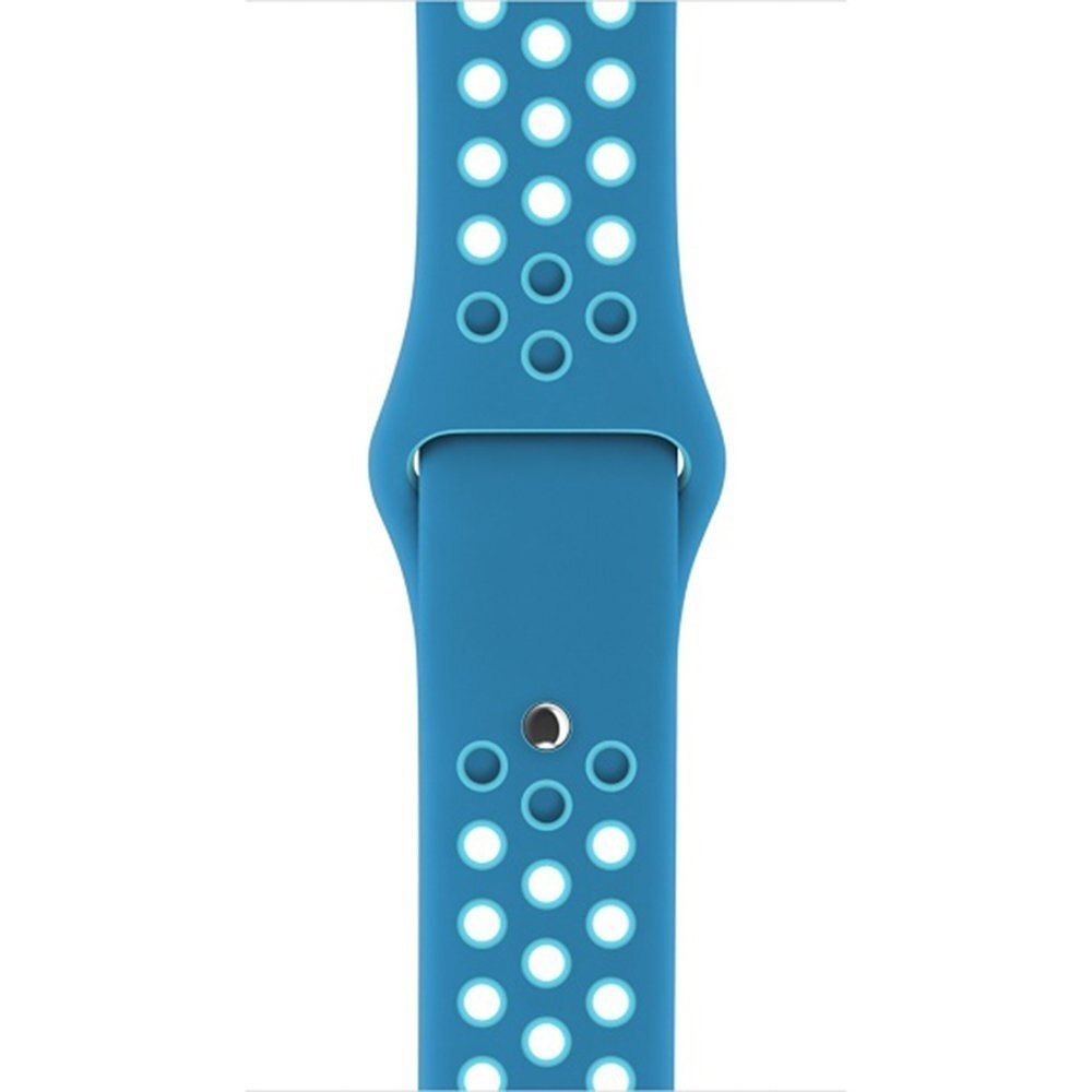 Sportbandje - Maat: S/M - Blauw - Geschikt voor Apple Watch 38mm / 40mm / 41mm / 42mm