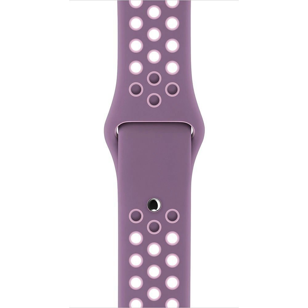 Sportbandje - Maat: M/L - Paars + Roze - Geschikt voor Apple Watch 38mm / 40mm / 41mm / 42mm