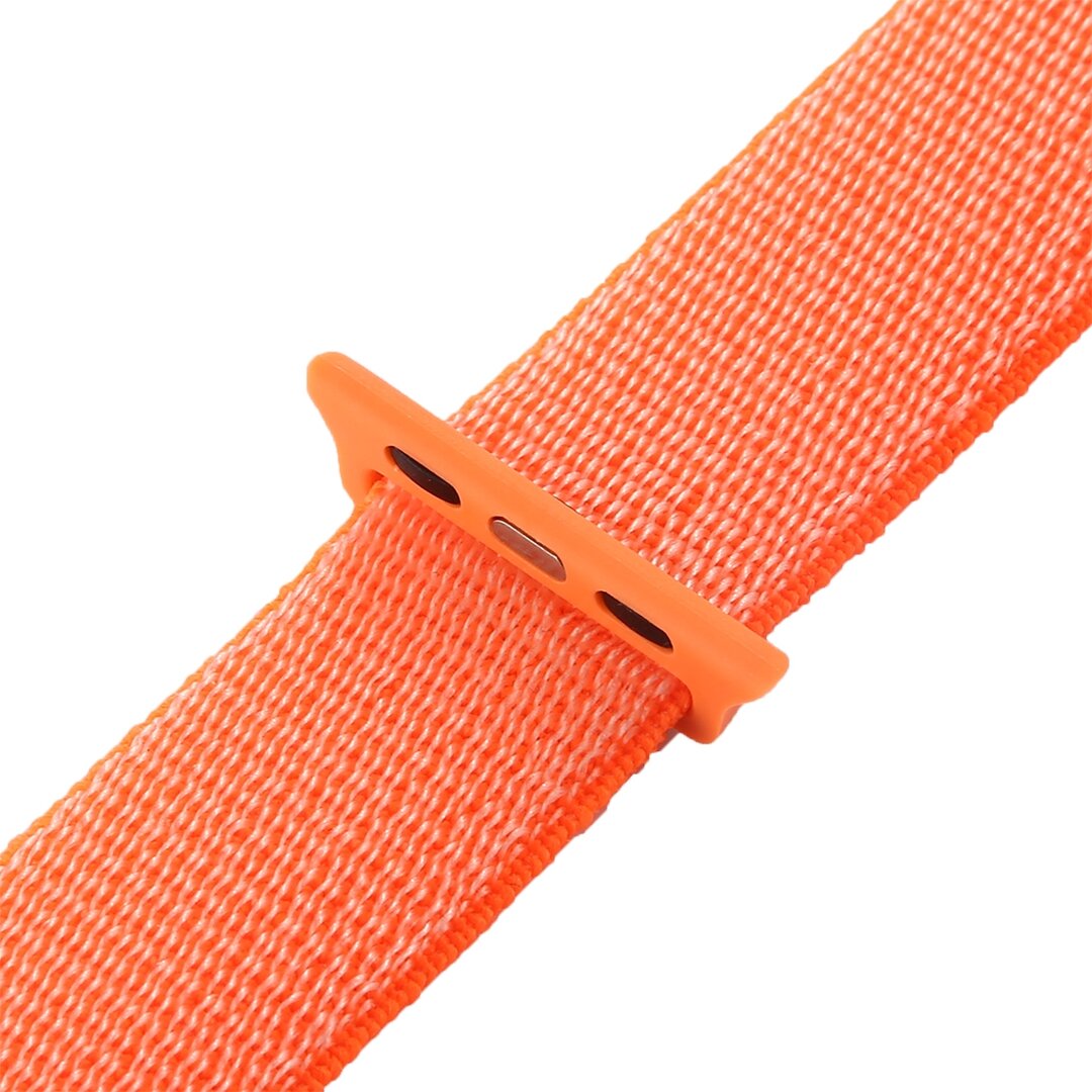 Sport Loop nylon bandje - Oranje - Geschikt voor Apple Watch 38mm / 40mm / 41mm / 42mm