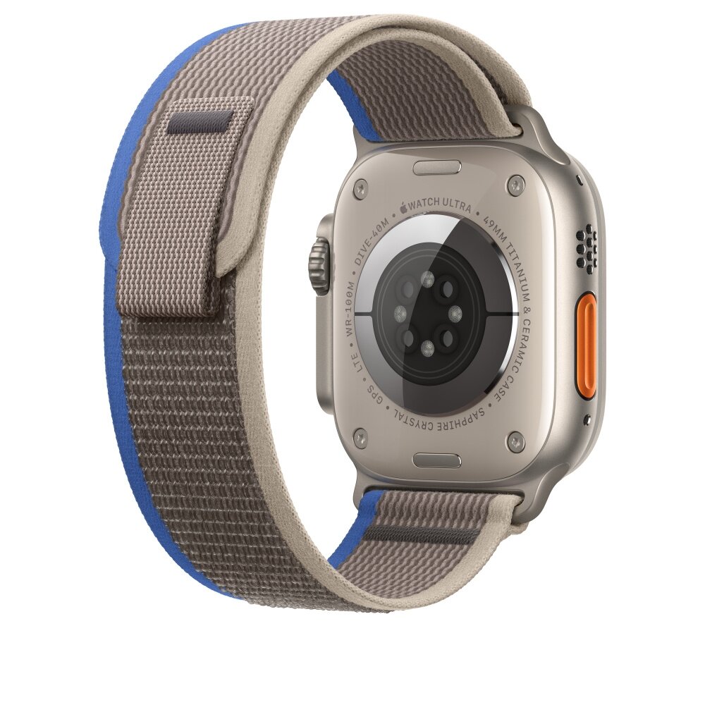Trail nylon bandje - Grijs - Geschikt voor Apple Watch 44mm / 45mm&nbsp;/ 46mm / 49mm