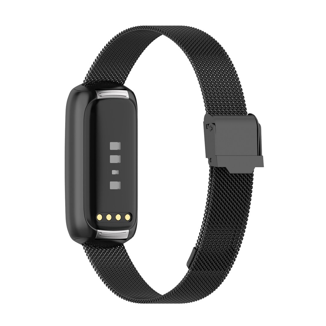 Fitbit Luxe - Milanese bandje met klemsluiting - Zwart