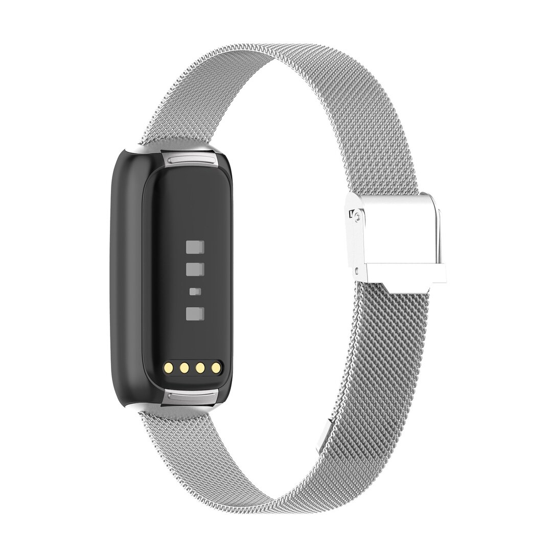 Fitbit Luxe - Milanese bandje met klemsluiting - Zilver