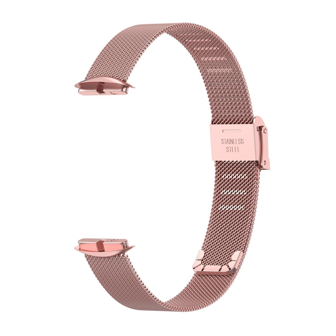 Fitbit Luxe - Milanese bandje met klemsluiting - Ros&eacute; goud