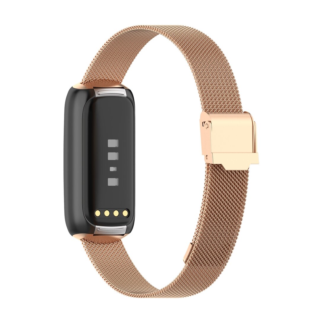 Fitbit Luxe - Milanese bandje met klemsluiting - Champagne goud