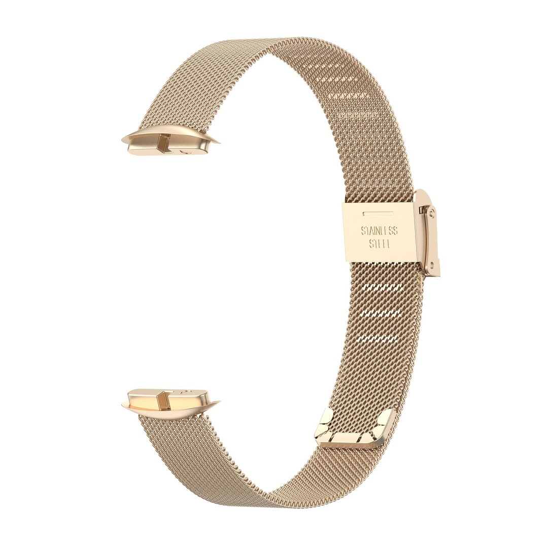 Fitbit Luxe - Milanese bandje met klemsluiting - Vintage goud