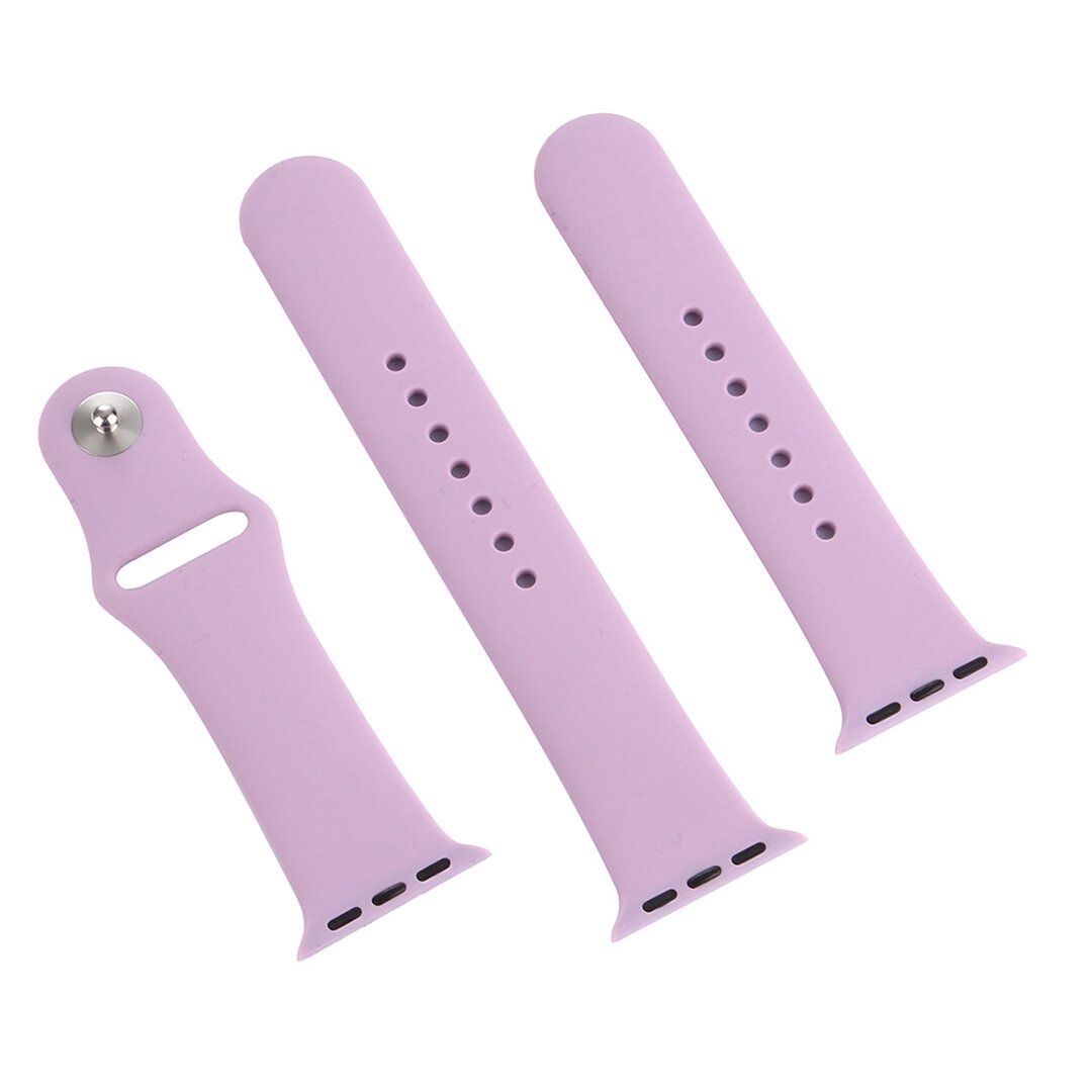 Rubberen sportbandje - Paars - Geschikt voor Apple Watch 38mm / 40mm / 41mm / 42mm