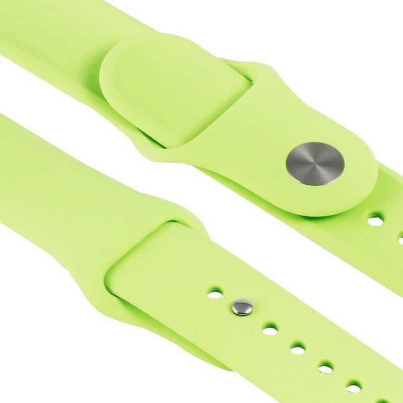 groen apple watch bandje rubber 42mm