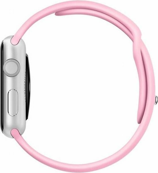 Rubberen sportbandje - Roze - Geschikt voor Apple Watch 44mm / 45mm&nbsp;/ 46mm / 49mm