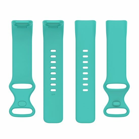 FitBit Charge 5 &amp; 6 Sportbandje met dubbele lus - Mint groen - Maat: L