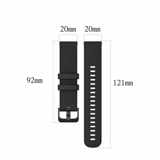 Sportband met motief - Lichtroze - Huawei Watch GT 2 &amp; GT 3 - 42mm