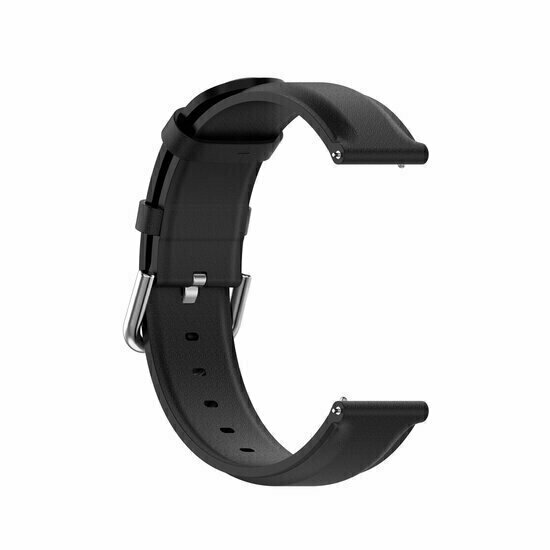 Classic leren bandje - Zwart - Huawei Watch GT 2 Pro / GT 3 Pro - 46mm