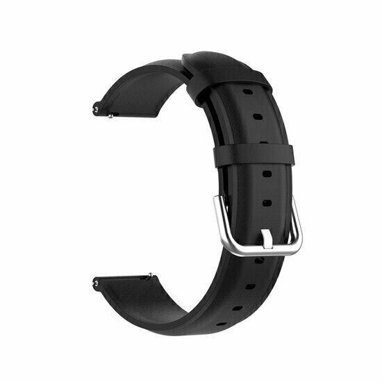 Classic leren bandje - Zwart - Huawei Watch GT 2 Pro / GT 3 Pro - 46mm