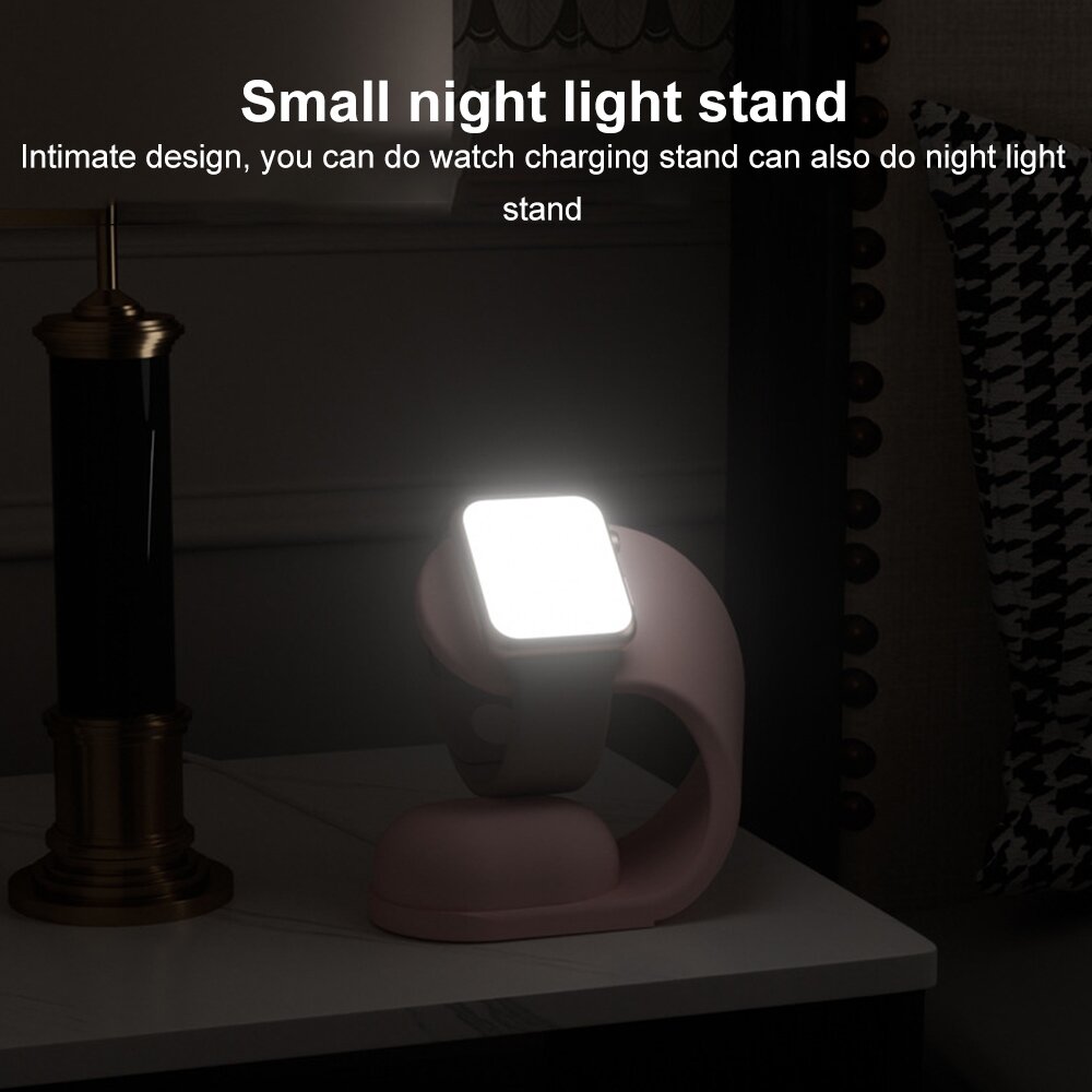 Apple Watch houder - Siliconen - Wit - Geschikt voor Apple watch