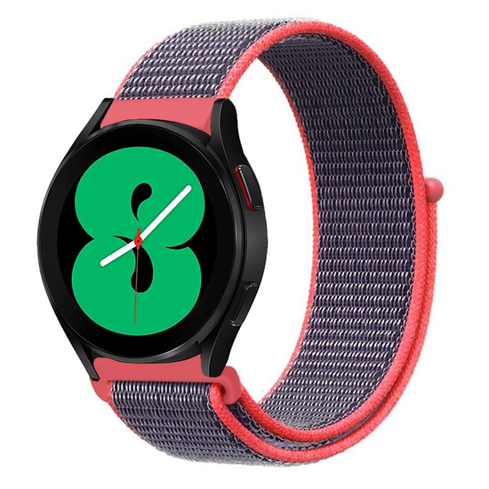 Sport Loop nylon bandje - Magenta - Samsung Galaxy watch 7 / Galaxy Watch FE - 40mm &amp; 44mm