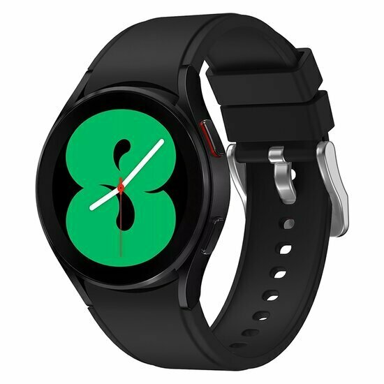Samsung Galaxy watch 7 / Galaxy Watch FE - 40mm &amp; 44mm - Siliconen sportband - Zwart