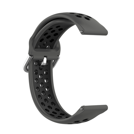 Siliconen sportbandje met gesp - Zwart - Samsung Galaxy watch 7 / Galaxy Watch FE - 40mm &amp; 44mm