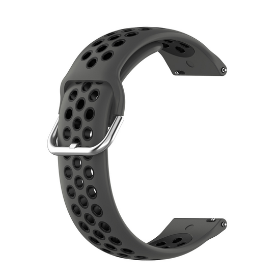 Siliconen sportbandje met gesp - Zwart - Samsung Galaxy watch 7 / Galaxy Watch FE - 40mm &amp; 44mm