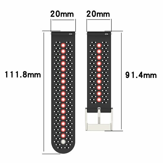 Dot Pattern bandje - Donkerblauw - Samsung Galaxy watch 7 / Galaxy Watch FE - 40mm &amp; 44mm