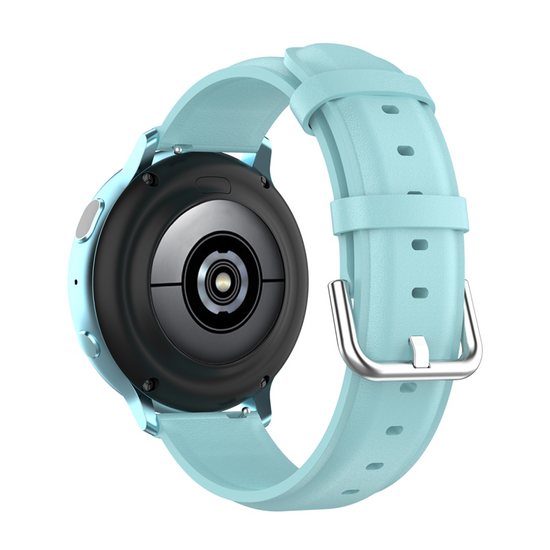 Classic leren bandje - Blauw - Samsung Galaxy watch 7 / Galaxy Watch FE - 40mm &amp; 44mm