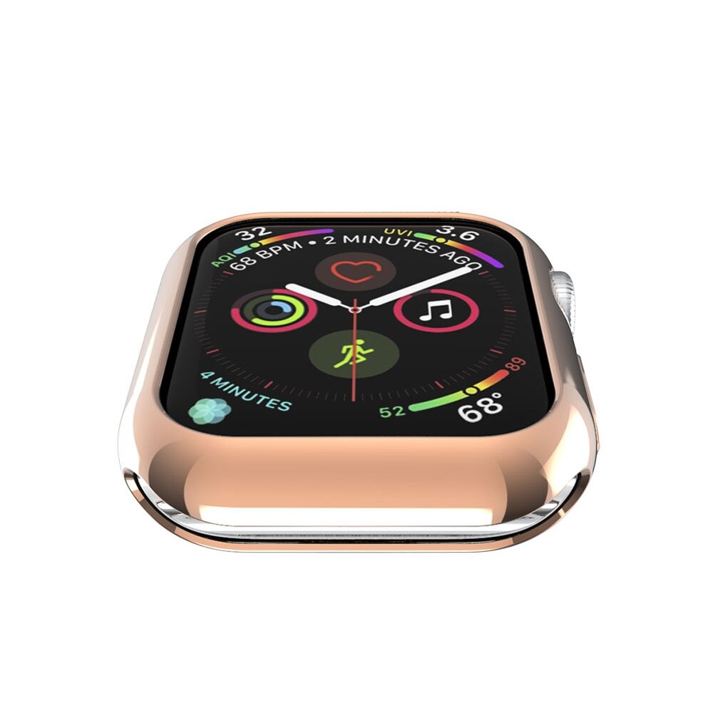 Siliconen case 42mm - Ros&eacute; goud - Geschikt voor Apple Watch 42mm (series 1 t/m 3)
