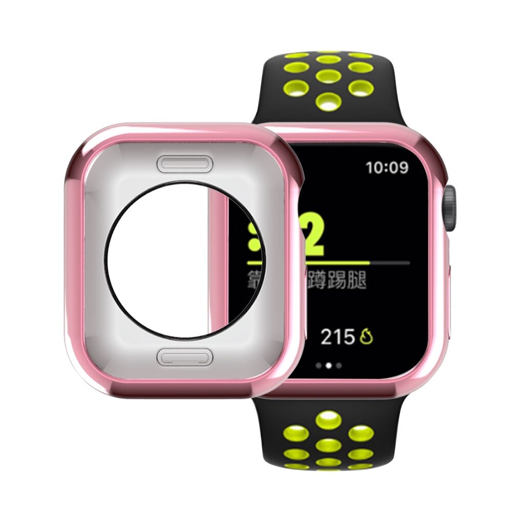 Siliconen case 42mm - Roze - Geschikt voor Apple Watch 42mm (series 1 t/m 3)
