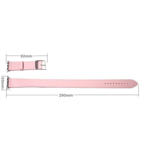Kakapi Double Strap bandje - Roze - Geschikt voor Apple watch 44mm / 45mm&nbsp;/ 46mm / 49mm
