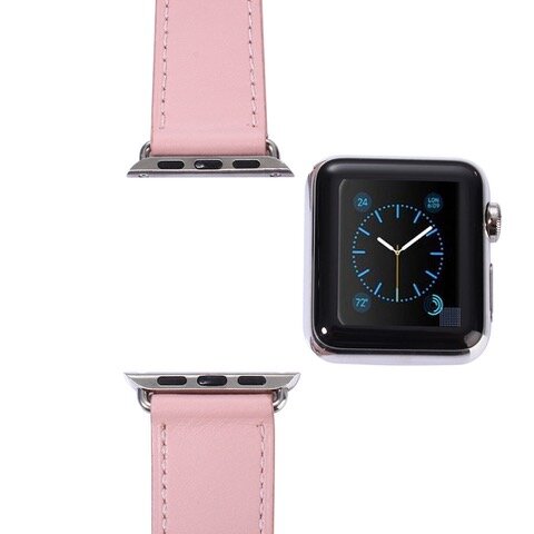 Kakapi Double Strap bandje - Roze - Geschikt voor Apple watch 44mm / 45mm&nbsp;/ 46mm / 49mm