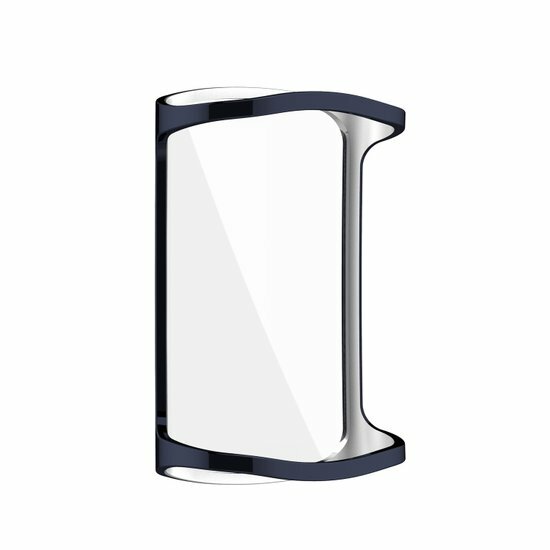 Fitbit Charge 5 &amp; 6 siliconen case (volledig beschermd) - Midnight blue