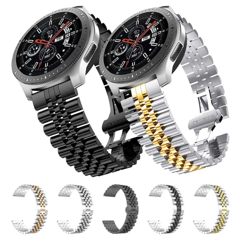 Garmin Vivoactive 4 / 4L - Stalen band - Zwart