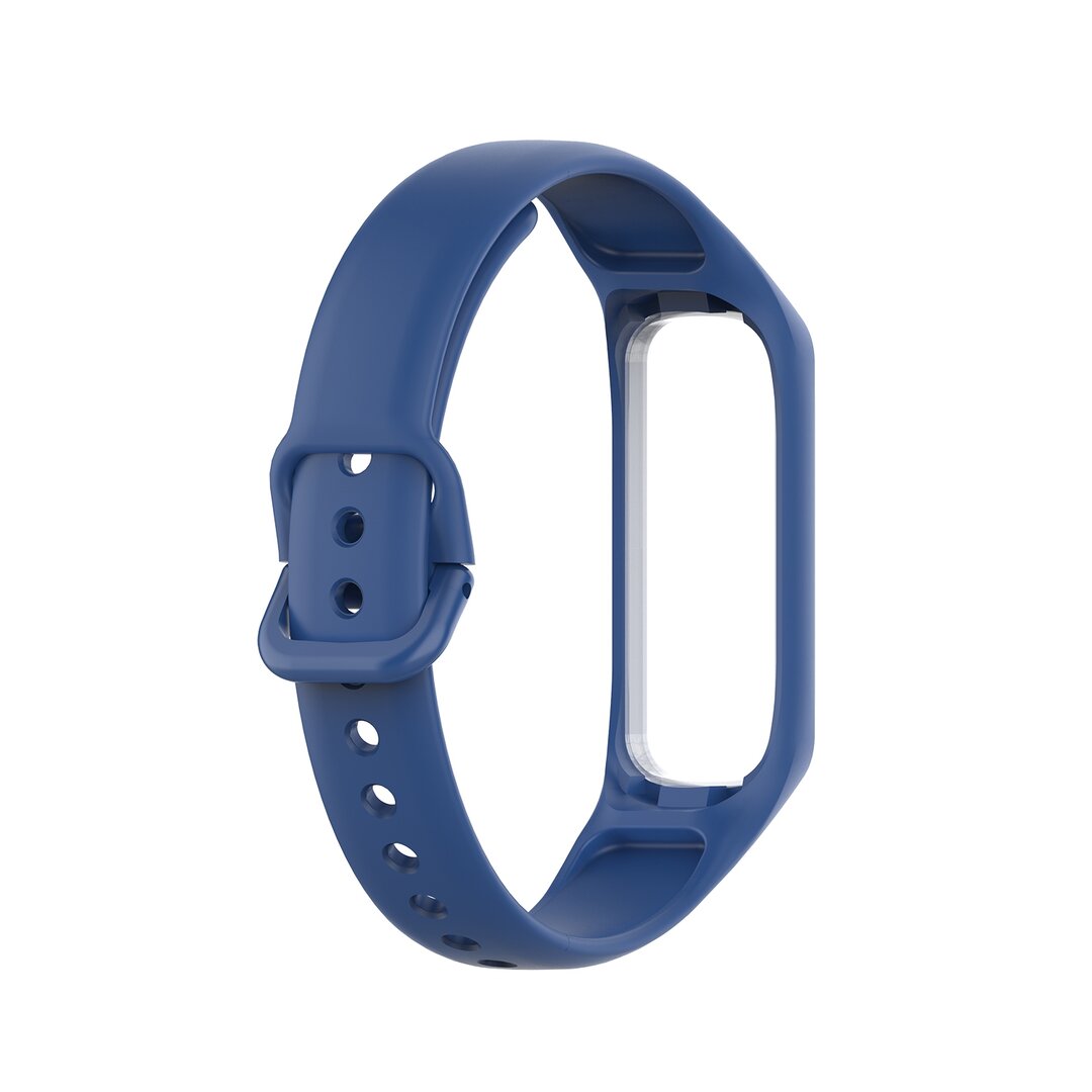 Siliconen bandje - Donkerblauw - Samsung Galaxy Fit 2