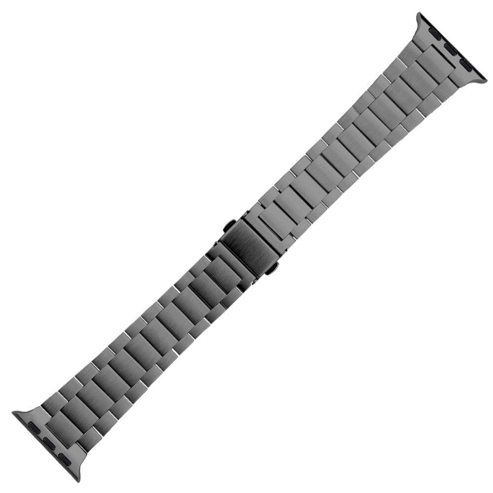 Stalen schakelband - Space Grey - Geschikt voor Apple watch 38mm / 40mm / 41mm / 42mm