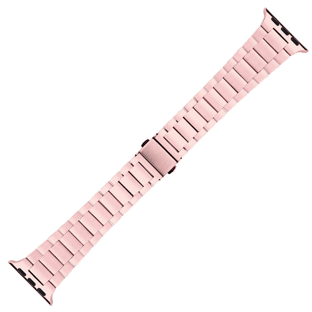 Stalen schakelband - Ros&eacute; goud - Geschikt voor Apple watch 44mm / 45mm&nbsp;/ 46mm / 49mm