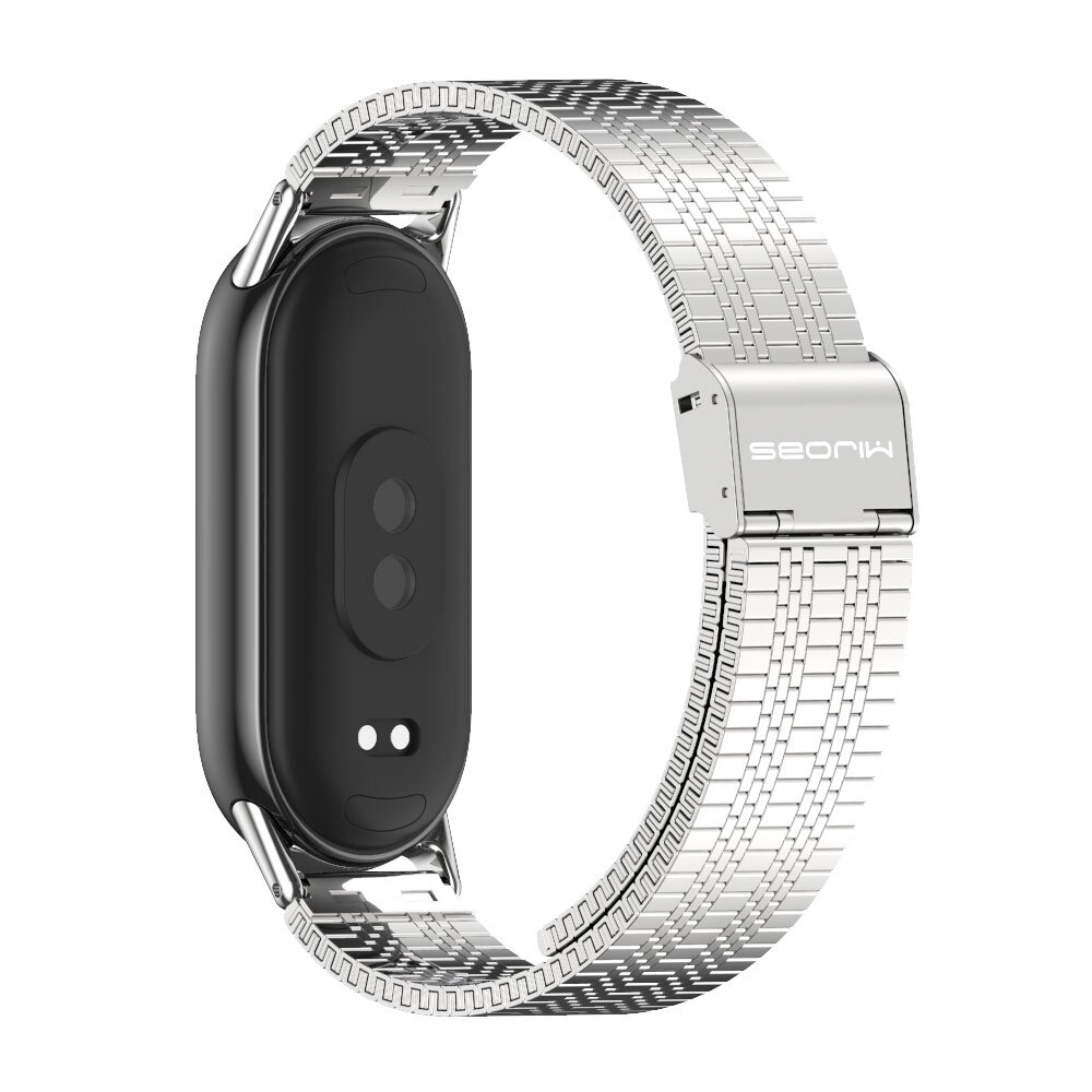 Stalen RVS band - Zilver - Xiaomi Smart Band 8 / 9 / 10